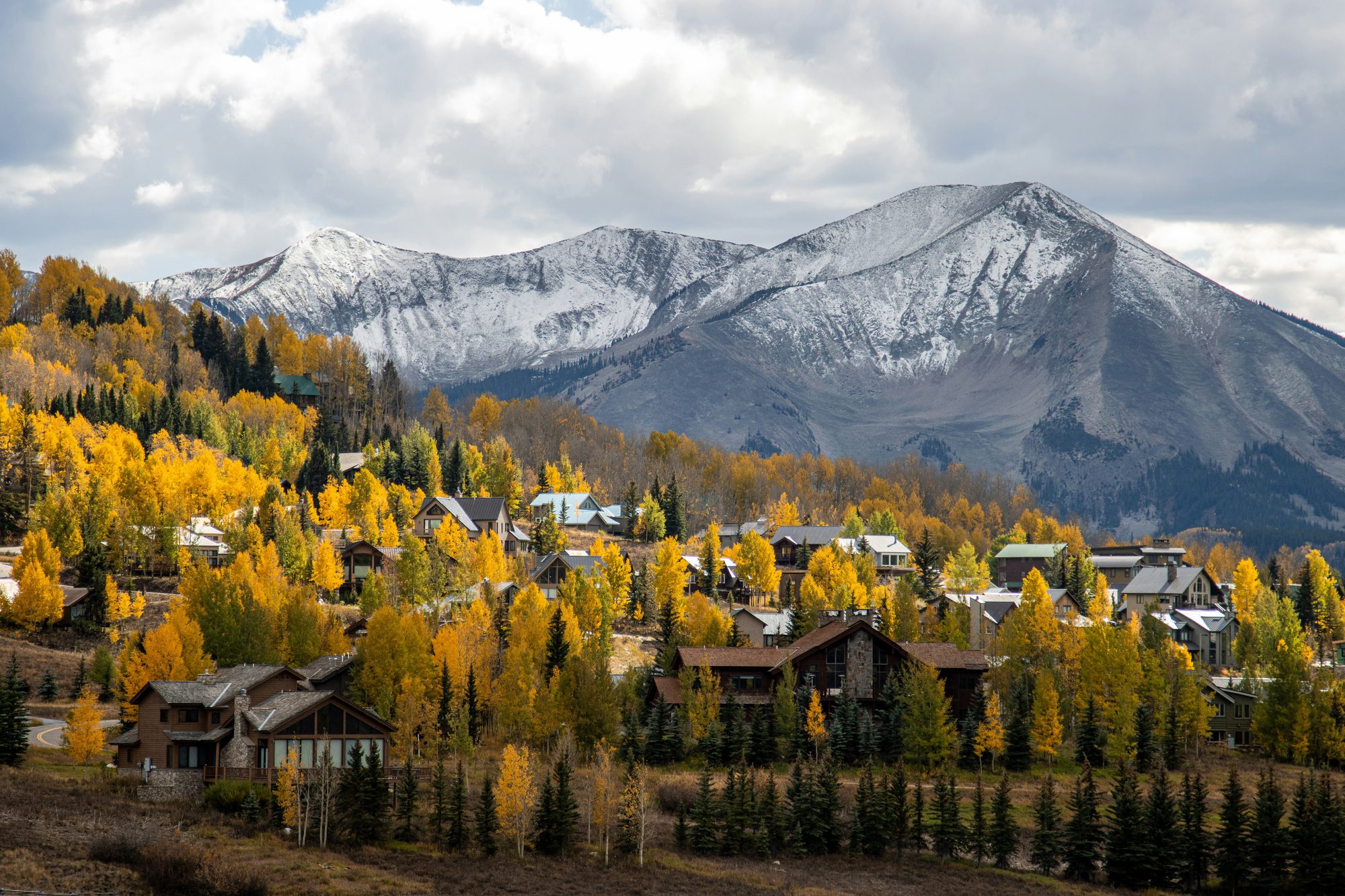 Mountain residence in the Rocky Mountains