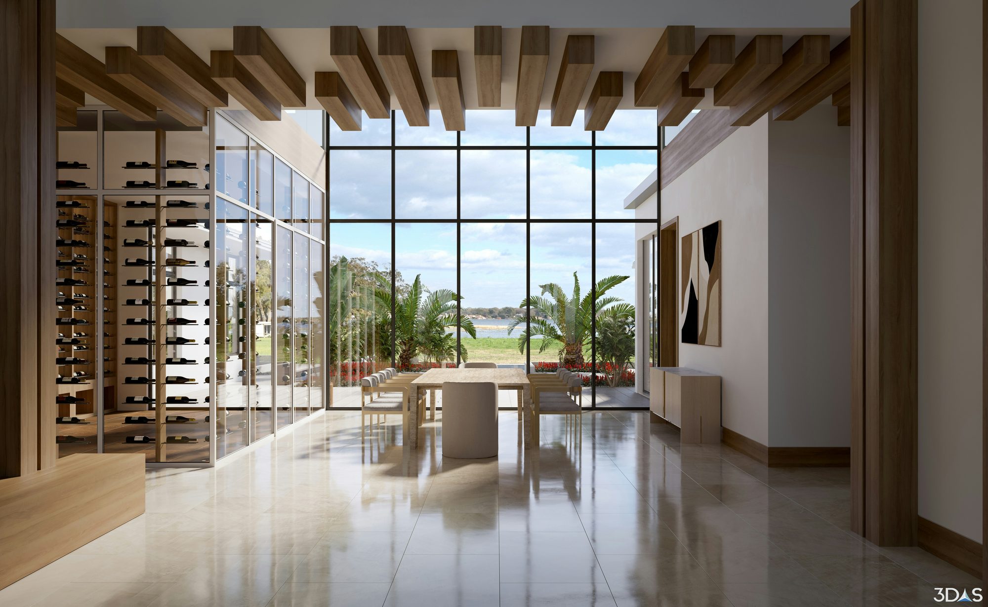 Waterfront residence on the southern coast